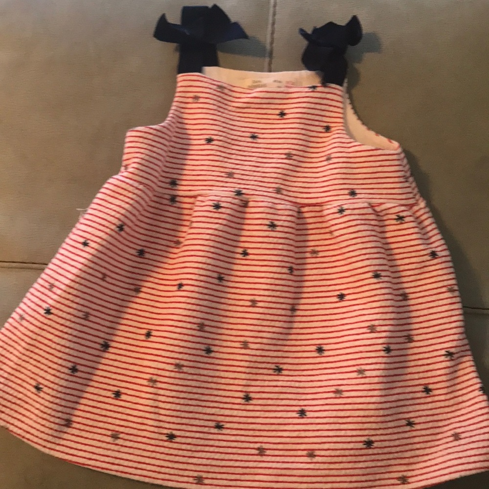 Zara Baby Red White and Blue Dress 9-12mos